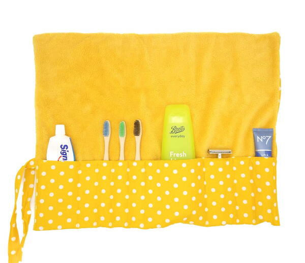 How To Make A Toiletry Wrap How To Make A Toiletry Wrap