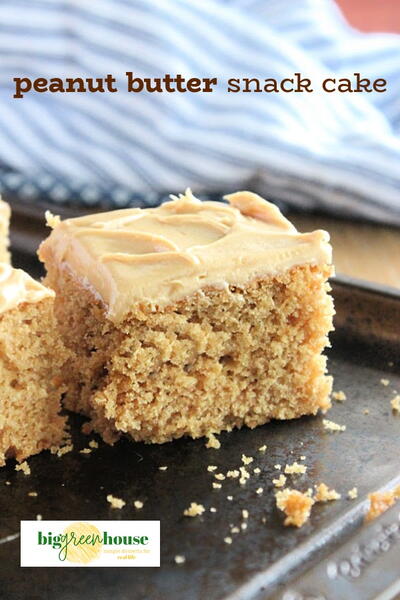 Peanut Butter Snack Cake Peanut Butter Snack Cake
