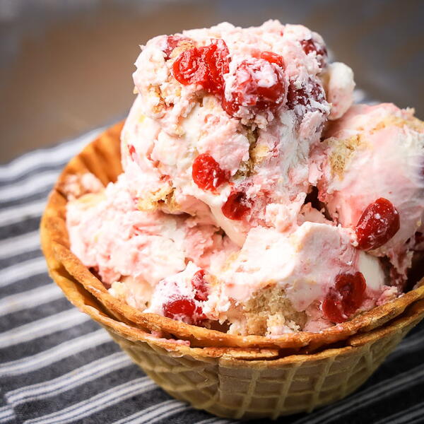 Easy Cherry Ice Cream Easy Cherry Ice Cream