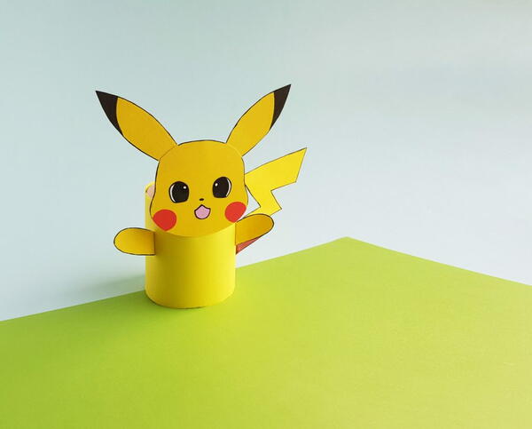 Toilet Paper Roll Pikachu Toilet Paper Roll Pikachu
