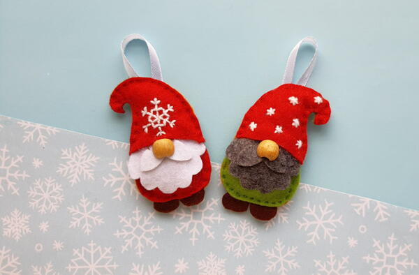 Felt Gnome Ornament Felt Gnome Ornament