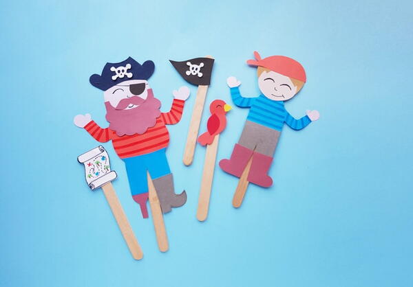 Pirate Story Puppets Pirate Story Puppets
