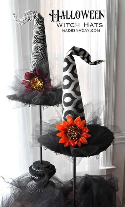 Witch Hat Topiaries Witch Hat Topiaries