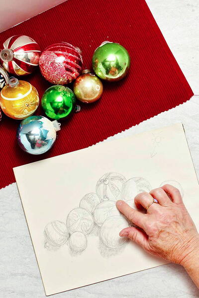 How To Draw Christmas Ornaments How To Draw Christmas Ornaments