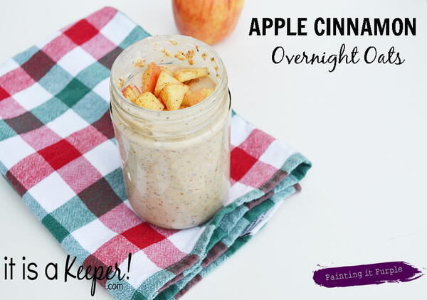 Apple Cinnamon Overnight Oats