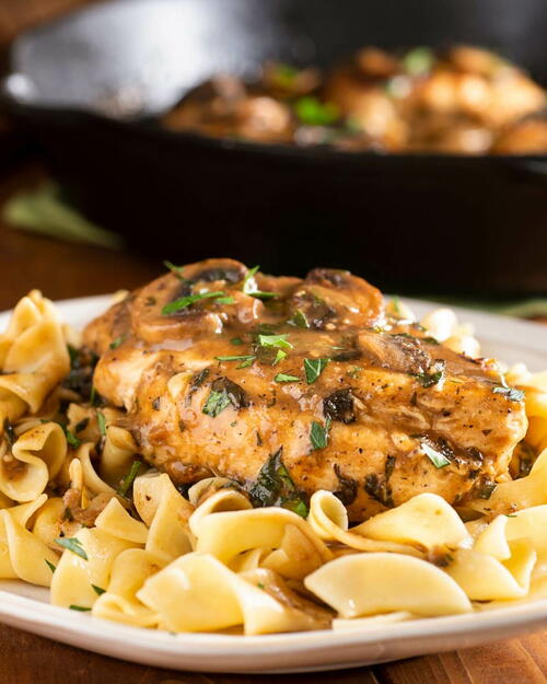 Chicken Marsala Pasta