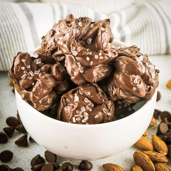 Chocolate Almond Clusters Chocolate Almond Clusters