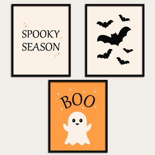 Pintable Halloween Wall Art Pintable Halloween Wall Art