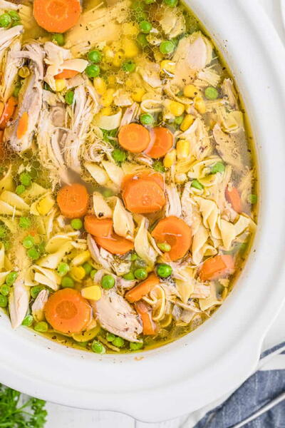 Grandmas Slow Cooker Chicken Noodle Soup Grandma’s Slow Cooker Chicken Noodle Soup