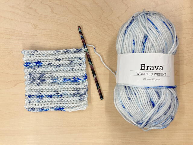 Back Loop Single Crochet Section Back Loop Single Crochet Section