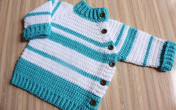 Crochet Button Band Sweater New Deign Pullover Round Neck Buttoned Sweater Crochet Button Band Sweater// New Deign Pullover Round Neck Buttoned Sweater