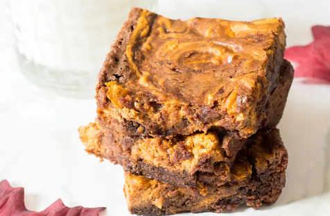 The Perfect Autumn Pumpkin Brownies The Perfect Autumn Pumpkin Brownies