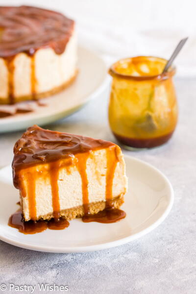 No Bake Salted Caramel Cheesecake No Bake Salted Caramel Cheesecake