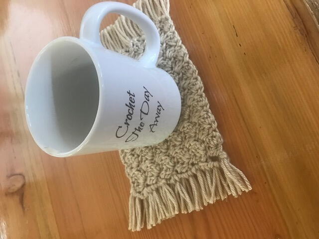 The Boho Mug Rug The Boho Mug Rug