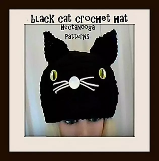 Black Cat Halloween Hat Black Cat Halloween Hat