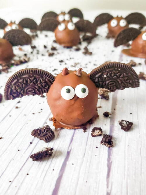 Bat Truffles (for Halloween!)