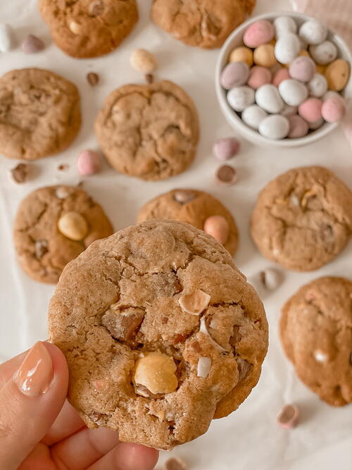 Mini Egg Cookies Mini Egg Cookies