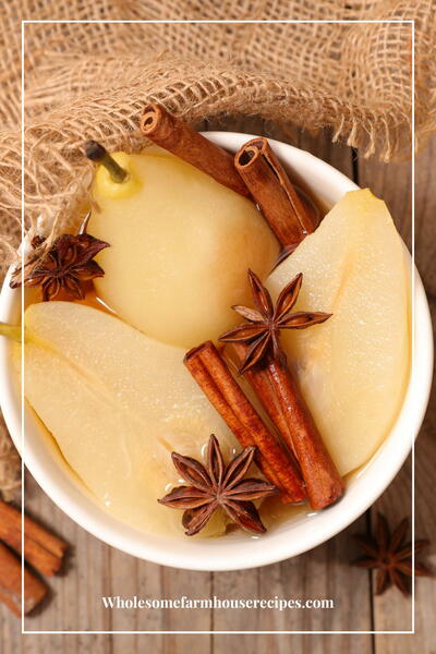 Slow Cooker Poached Pears Recipe Slow Cooker Poached Pears Recipe