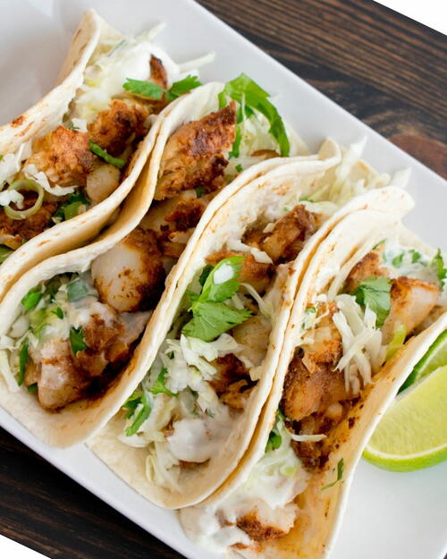 Orange Lime Halibut Fish Tacos Orange Lime Halibut Fish Tacos