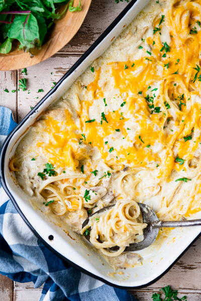 Easy Chicken Tetrazzini Easy Chicken Tetrazzini