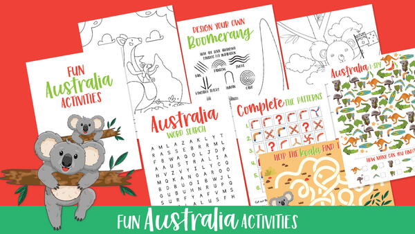 Australia Activities For Kids Australia Activities For Kids
