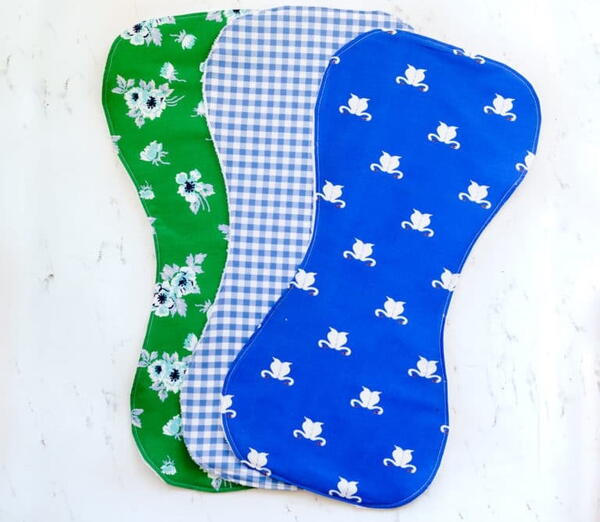 Baby Burp Cloth Pattern 3 Styles Baby Burp Cloth Pattern 3 Styles