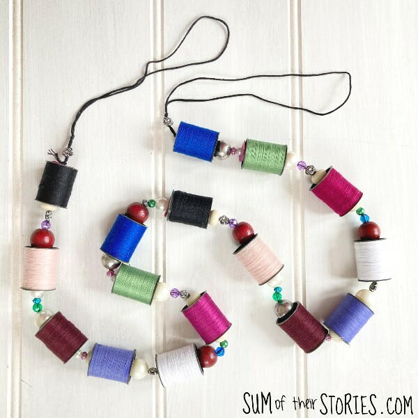 Upcycled Thread Sppol Garland Upcycled Thread Sppol Garland