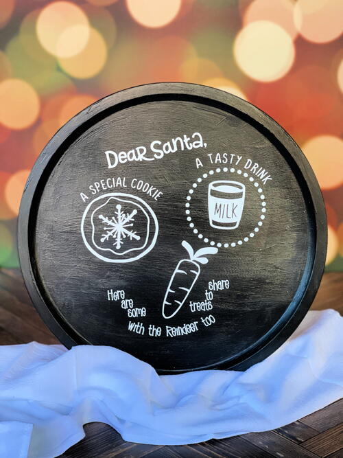 Diy Santa Cookie Platter Diy Santa Cookie Platter