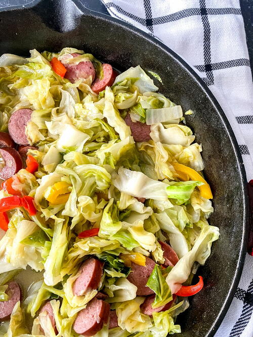 Sausage Fried Cabbage Sausage Fried Cabbage