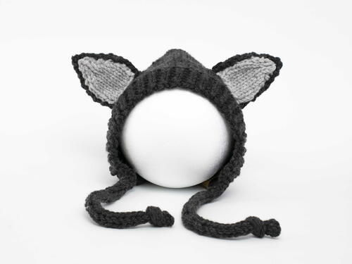 Cat Ears Pixie Bonnet Hat - Newborn Baby Children Cat Ears Pixie Bonnet Hat - Newborn Baby Children