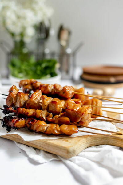 Teriyaki Chicken On A Stick Teriyaki Chicken On A Stick