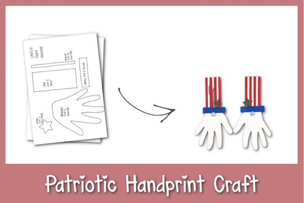 Patriotic Handprint Craft Patriotic Handprint Craft