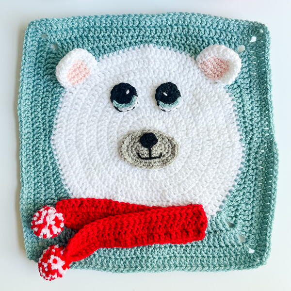 Polar Bear Granny Square Polar Bear Granny Square