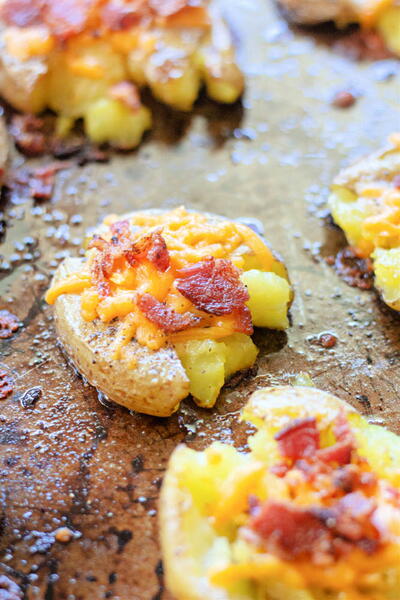 Loaded Smashed Potatoes Loaded Smashed Potatoes