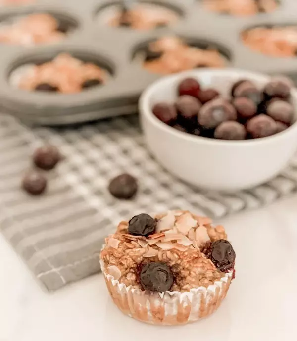 Banana Blueberry Oat Cups Banana Blueberry Oat Cups
