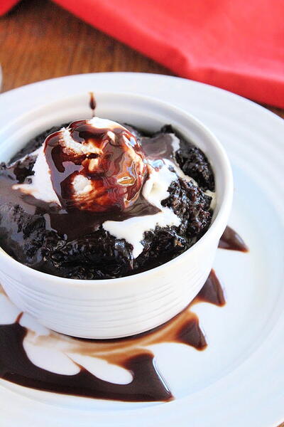 Slow Cooker Hot Fudge Cake Slow Cooker Hot Fudge Cake