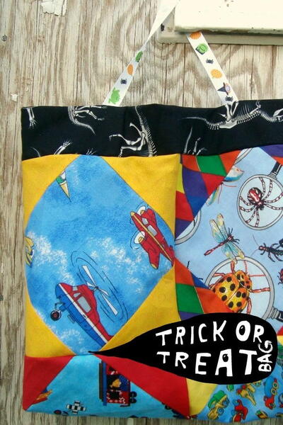 Quilt Block Halloween Treat Bags Quilt Block Halloween Treat Bags