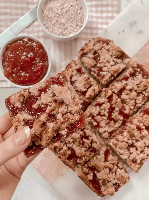 Strawberry Jam Oat Bars Strawberry Jam Oat Bars