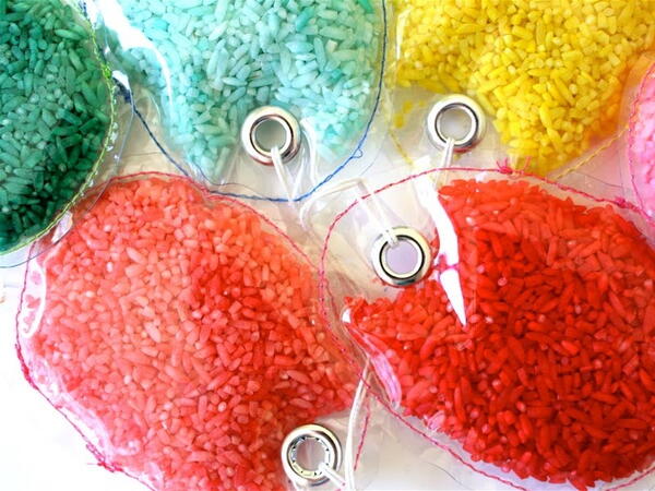 Colored Rice Easter Eggs Colored Rice Easter Eggs