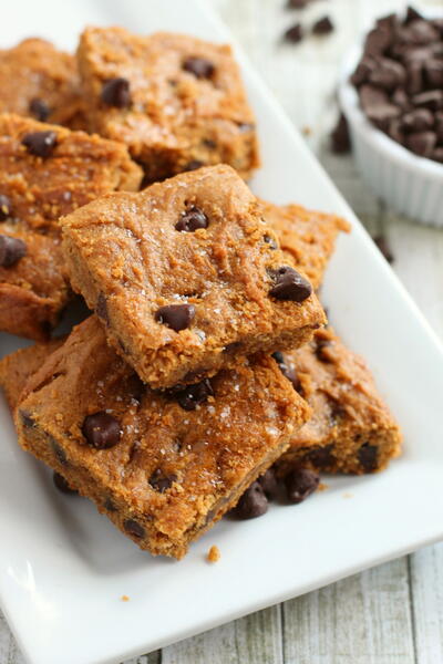 Peanut Butter Blondies Peanut Butter Blondies