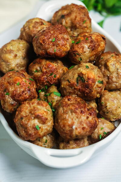 Air Fryer Turkey Meatballs Air Fryer Turkey Meatballs
