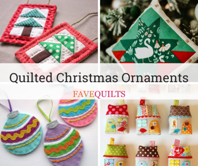 20 Quilted Christmas Ornaments
