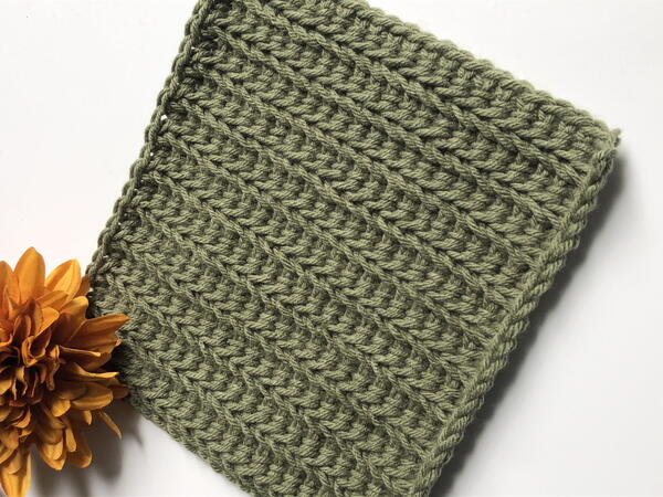 Whispering Pines Tunisian Blanket Square Whispering Pines Tunisian Blanket Square