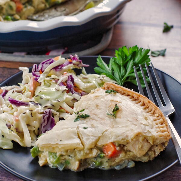 Easy Turkey Pot Pie with Cream Of Chicken Soup Easy Turkey Pot Pie (with Cream Of Chicken Soup)