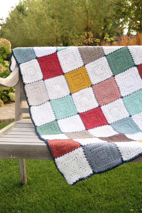 Not So Scrappy Scrap Yarn Blanket Not So Scrappy Scrap Yarn Blanket