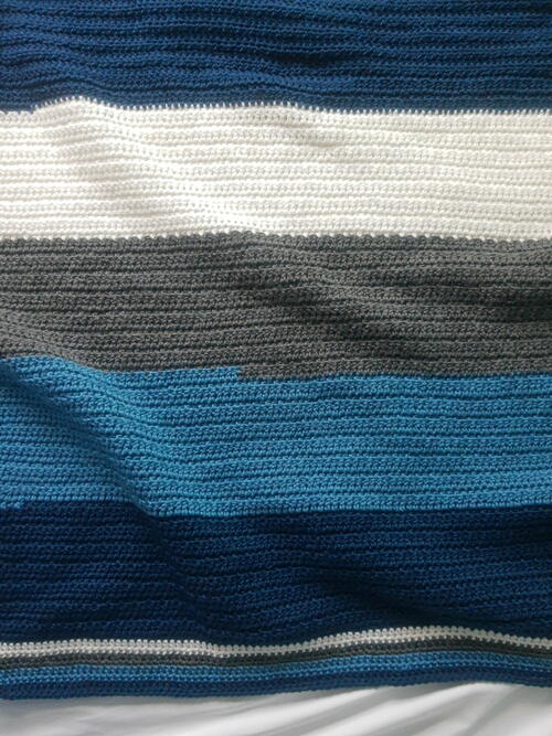 Color Block Throw Blanket Color Block Throw Blanket