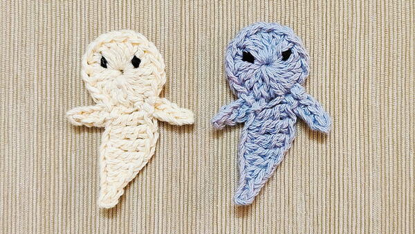 How To Make A Cute Crochet Ghost Applique