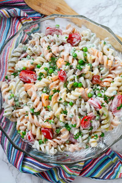 Bacon Pasta Ranch Salad Bacon Pasta Ranch Salad