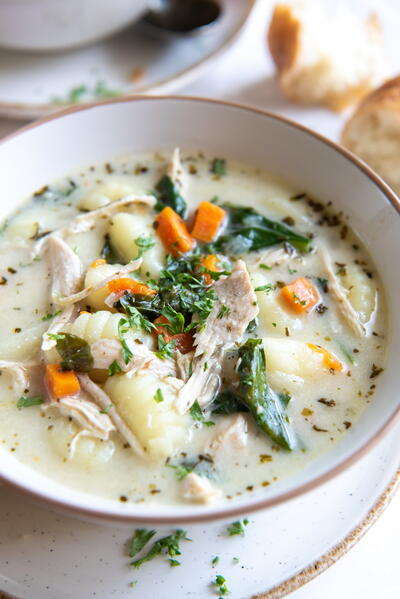 Instant Pot Chicken Gnocchi Soup