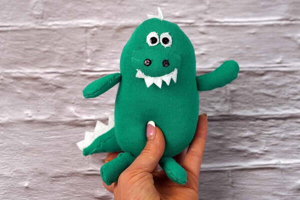 Adorable Sock Dinosaur Adorable Sock Dinosaur